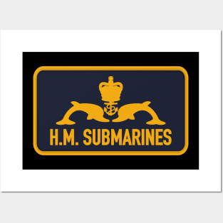 H.M. Submarines Patch Posters and Art